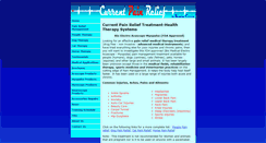 Desktop Screenshot of currentpainrelief.com